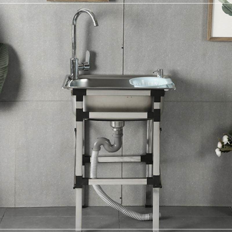XXX下水槽物地架厨房不锈钢水槽单槽带落洗碗洗置碗水加厚池洗手,家装主材,水槽单品,淘宝优惠券,粉丝福利购,淘宝优惠卷