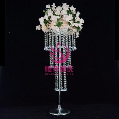 婚庆场地布置架道具水晶珠帘路引T台装道具花亚路克饰RND力引摆件