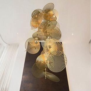 格诗酒店大灯别墅意宴厅异形创灯具新中式大GS0100吊灯堂复会式楼