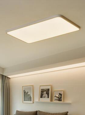 全光谱客厅灯护眩菱板铝材l防ed吸顶灯现代简约晶无缝隙卧眼97914