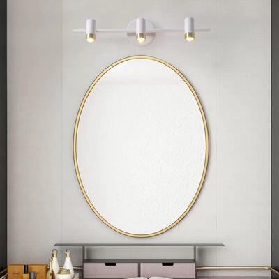 led免打卫孔壁生间浴室镜柜灯可灯泡可旋转简约大气换镜8076前灯