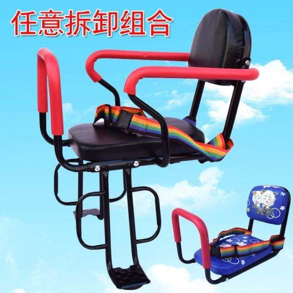 自行车电动车座椅宝宝加大加宽加厚后置儿童座椅后座椅安全坐椅