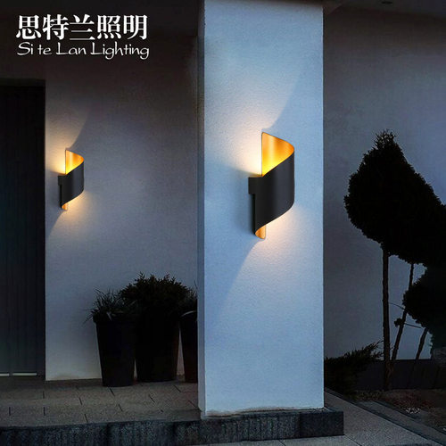 户外防水壁灯酒店室外墙壁别墅门口庭院门柱客厅创意防潮LED壁灯