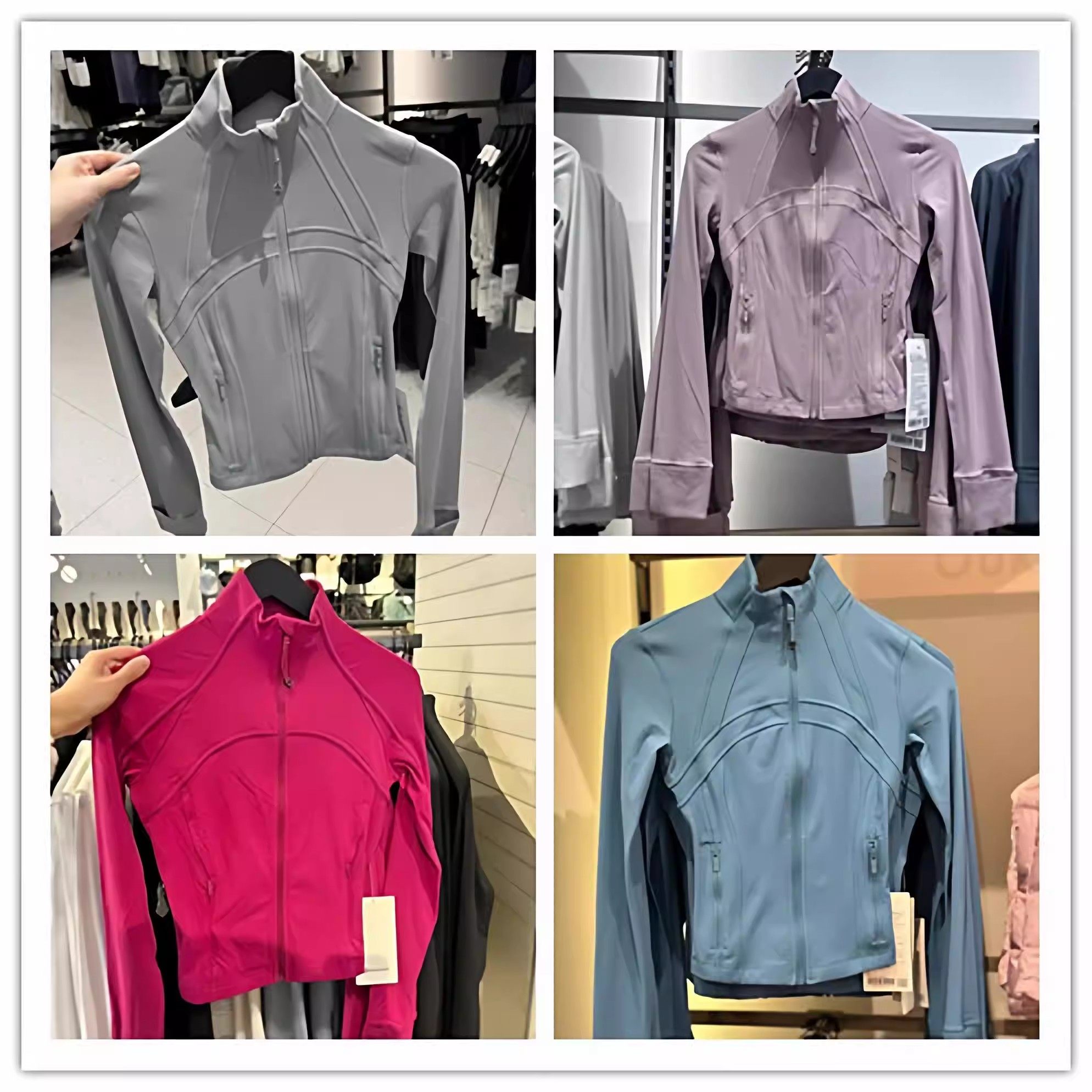 直邮lululemon/露露乐蒙 define女 短款罗纹立领修身瑜伽外套夹克,运动/瑜伽/健身/球迷用品,瑜伽外套,淘宝优惠券,粉丝福利购,淘宝优惠卷