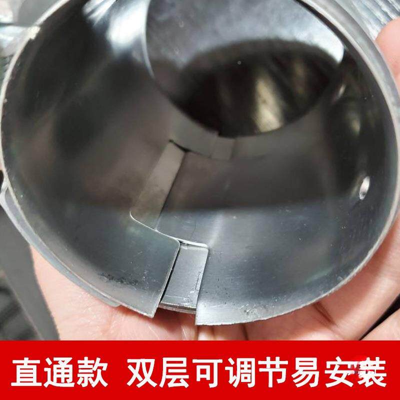 消汽车排气管声器卡箍变转抱径头转24521换接口连接器接卡子套筒