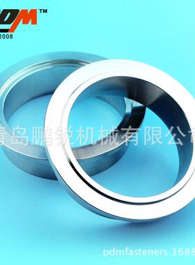 34133不0锈2.0寸子法兰V钢母型卡箍