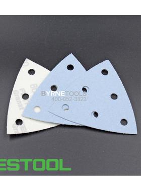 FESTOL费斯托三角砂纸O80目（50RO90干磨形砂纸93V6型孔90mm石榴