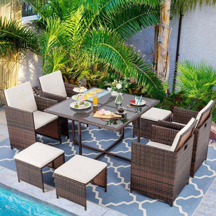 藤户0267外桌椅庭院休闲藤椅组合露台花园套装防防晒编餐桌水家椅,商业/办公家具,商用藤编家具,淘宝优惠券,粉丝福利购,淘宝优惠卷