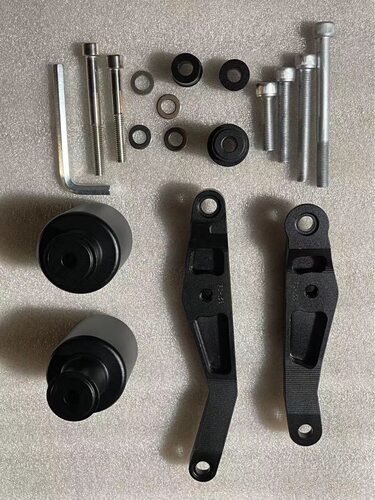 凯旋Trident660三叉戟660 2021年改装发动机防摔球车身保护配件