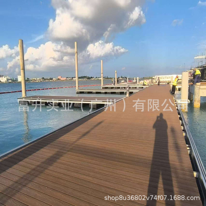 渔业渡口游船码头铝合金浮桥 轻便安装简单耐腐蚀