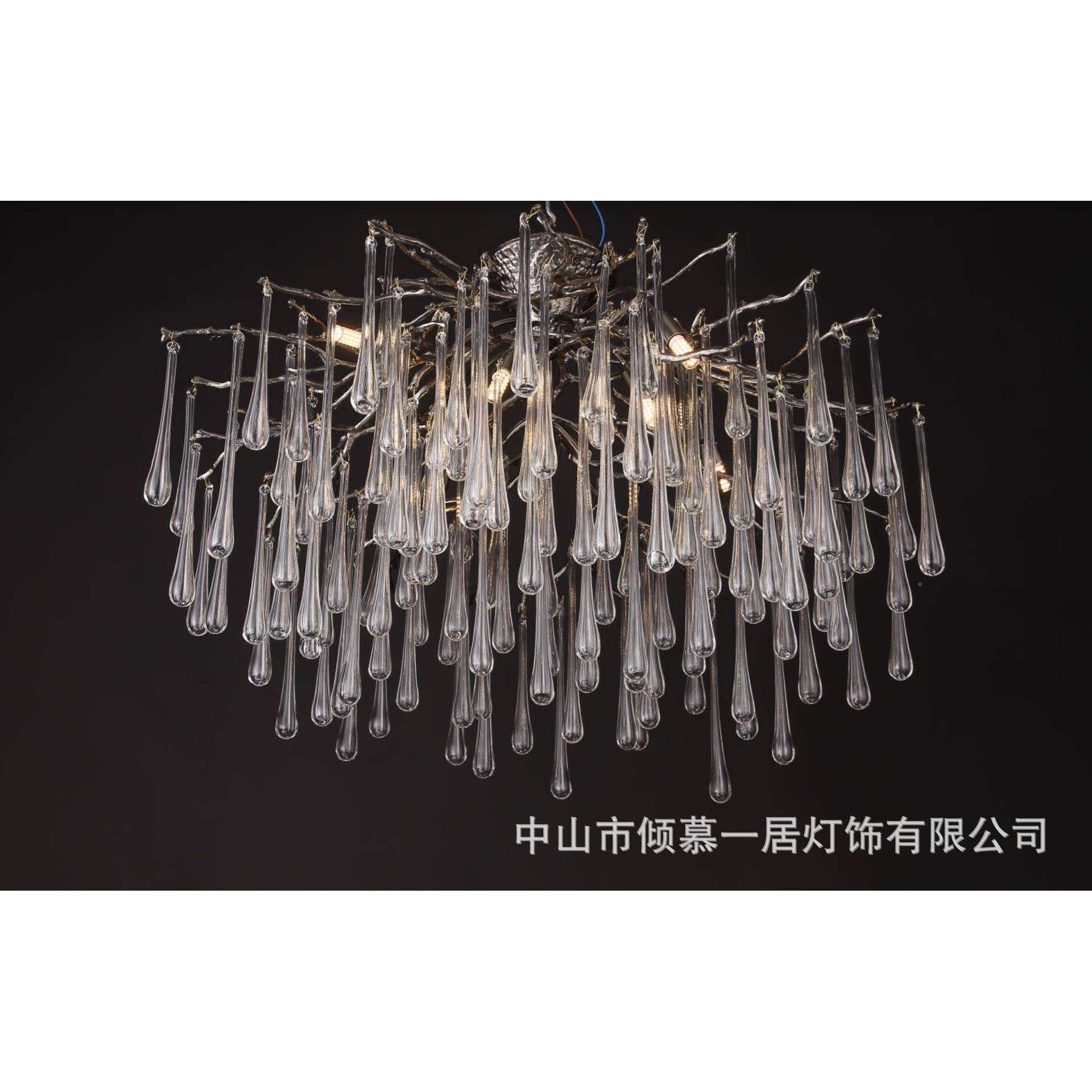 美式灯新款树枝吸29848顶灯葡牙术灯萄客厅灯卧室灯餐艺厅灯水吊