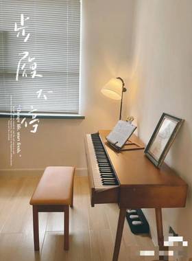 桌电编曲工作钢质琴全键收纳子翻盖盘电钢琴工作台mid146i桌琴木