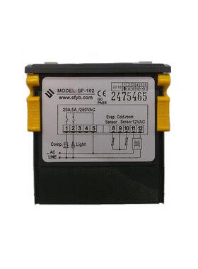 自SF-02销动停机化霜智能SF-102中高温风1冷柜数直显温控器