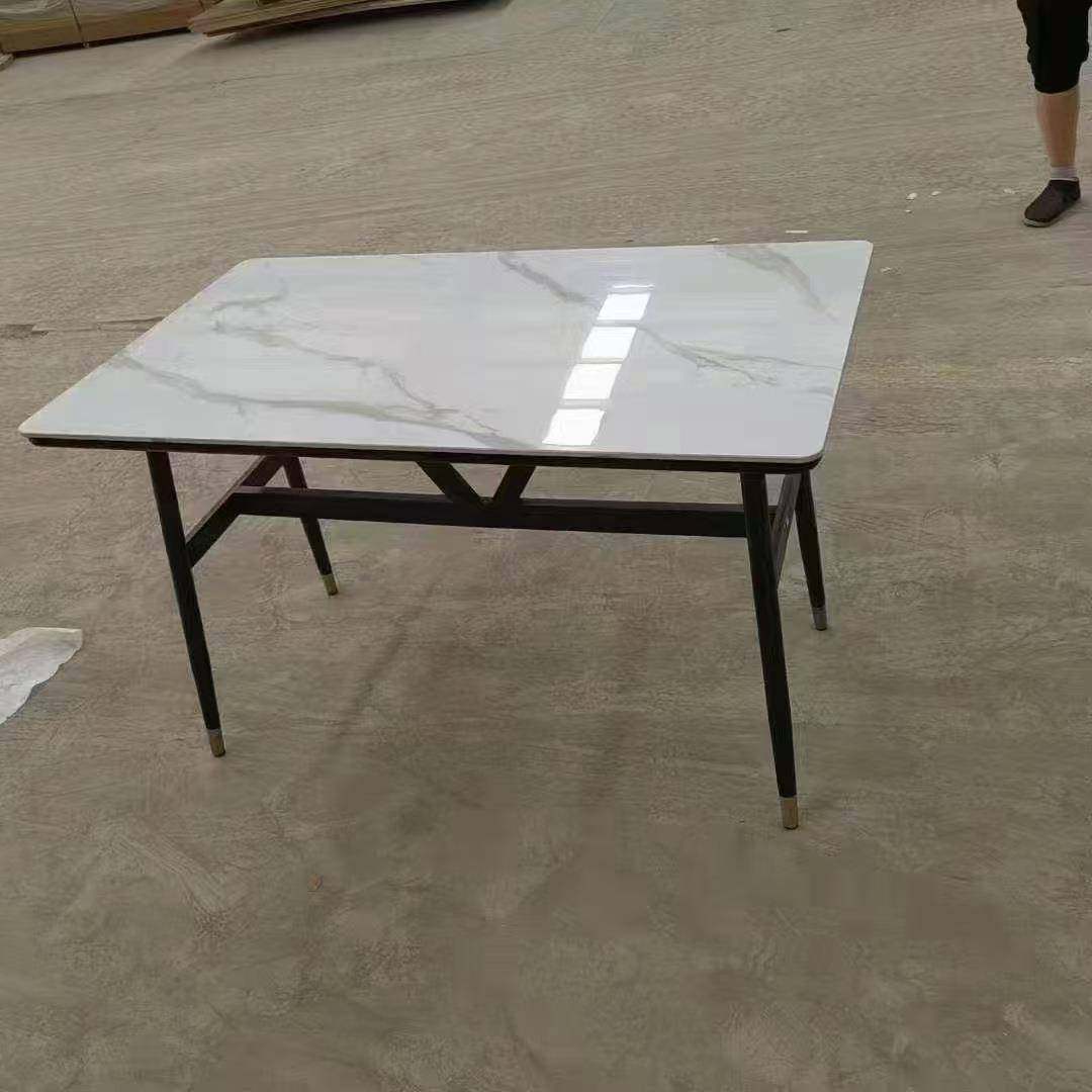 岩餐桌椅合小户型家用现代简约轻长YAO奢方形板组吃饭桌子餐桌椅,商业/办公家具,餐桌椅系列,淘宝优惠券,粉丝福利购,淘宝优惠卷