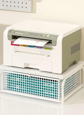 打印机置物架双层小放AL100477置架办公型室公桌桌面台面复印机A4