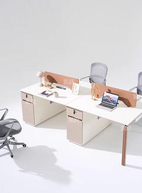 XTC01-A员工公桌椅组桌合人位公司写4字楼创意职员6人办公子面对