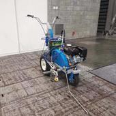 人行地道冷喷划线机厂车RUL间面画车车库路工面线划线机器