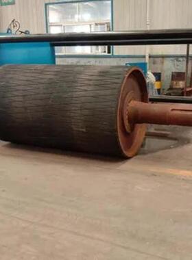 改向滚筒陶瓷聚送酯胶板输带尾压带612轮铸传动I锥氨形托辊胶滚筒