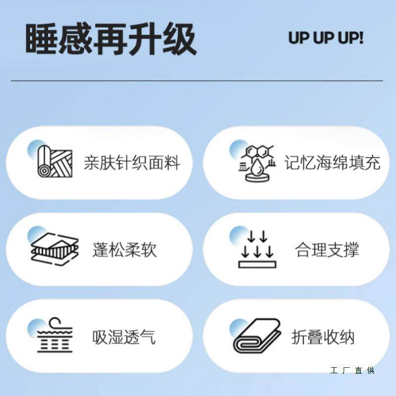 F5M8H7T7记忆棉垫软垫家用学卧室米5床海绵床垫生宿舍单1人租房床