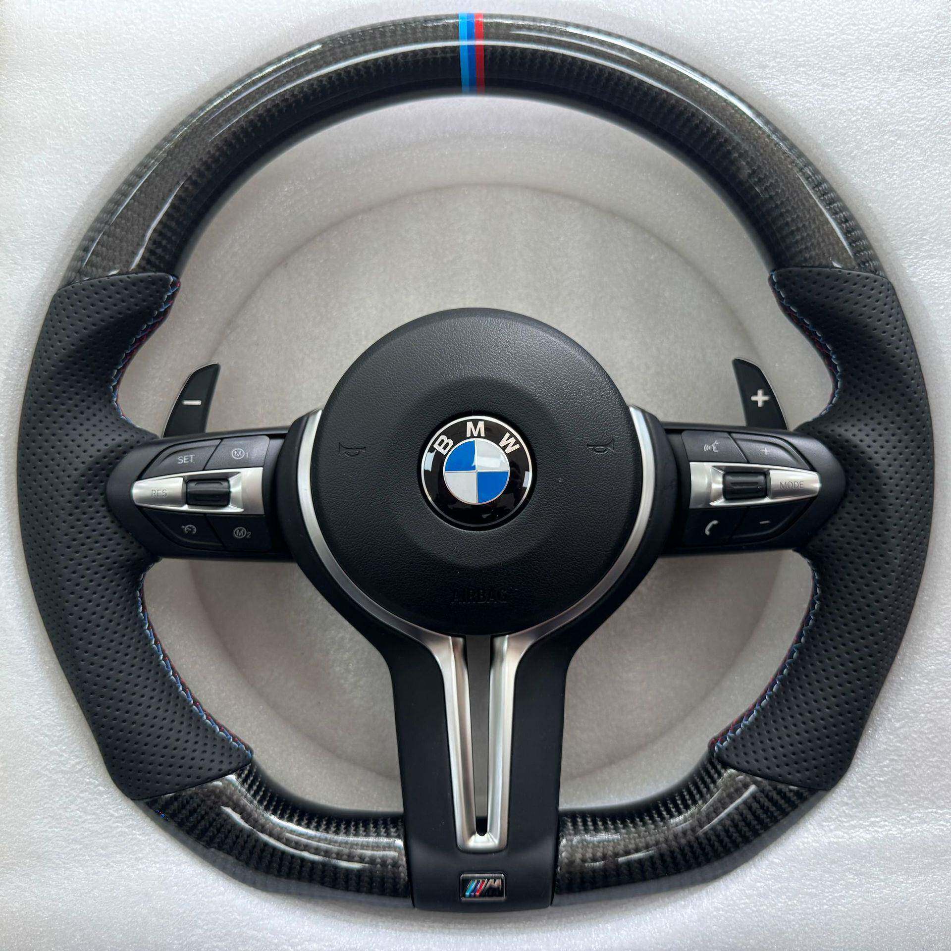 适用于宝马方向盘M3M5F30F10F01F07F25F26F15F16F01F10方向盘改装