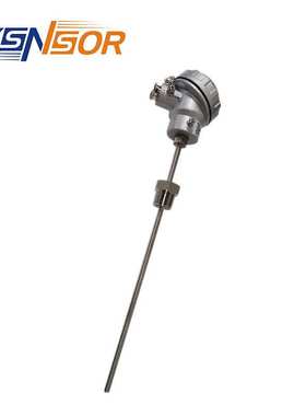 ZYSENSOR温度传感器PT100 管长200/250MM 6MM 0-750℃ 4-20MA