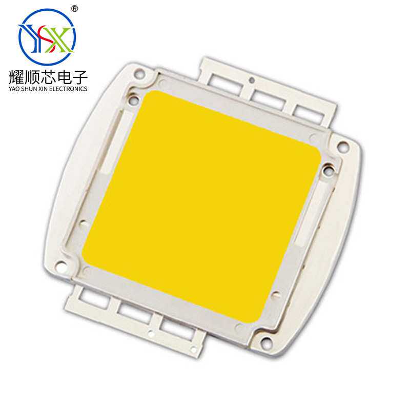 高功率500W白光集成LED灯珠 普瑞45mil芯片封装高亮投光灯LED灯珠
