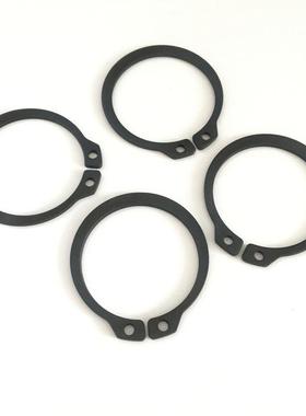 麦圆形轴用AON挡圈圈GB89.1汽车卡4簧65威mn挡发黑弹性卡环垫圈