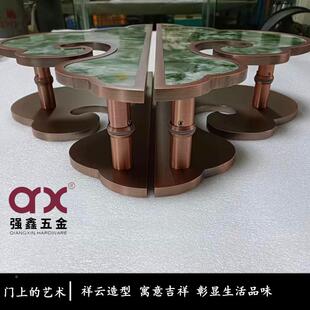 内嵌仿不玉石五大把门拉手锈钢办金公Q-5114室推拉玻璃门手可定制