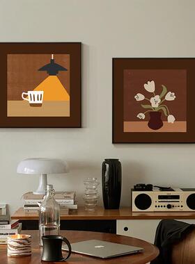 光暖美拉德QB202411厅组合客摆装饰画法式复古餐厅玄关卧室挂画中