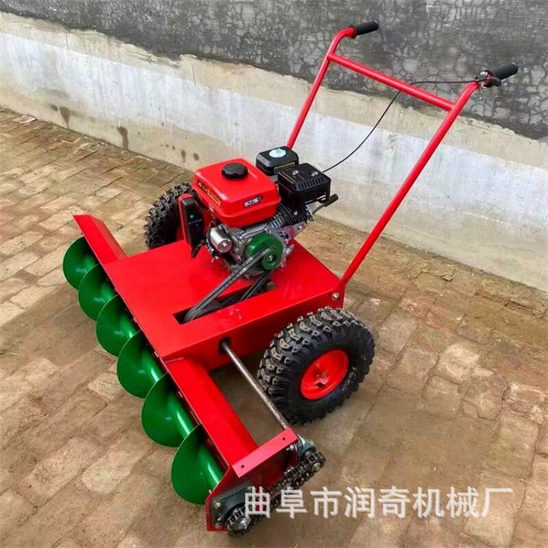 汽油自走式可调绞龙除雪机