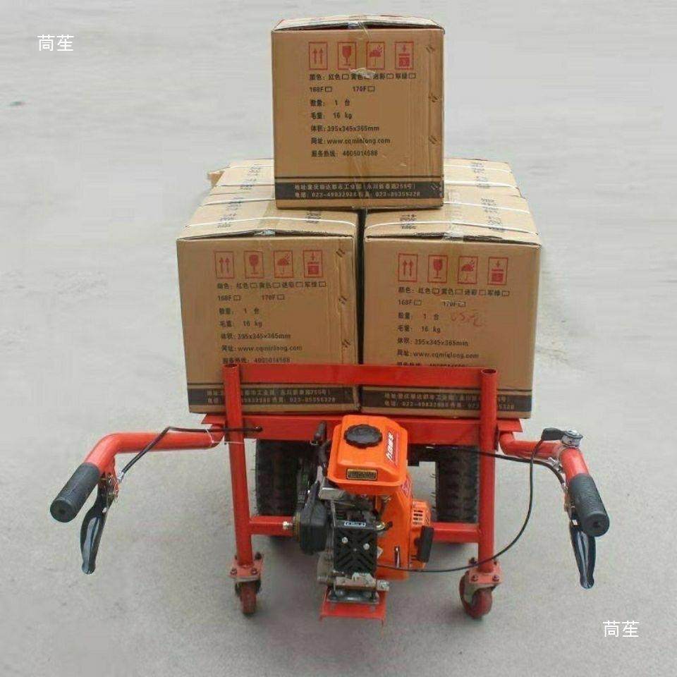 机动独轮车汽油机农用三轮车鸡公车机动爬坡农用手推车翻斗车运输