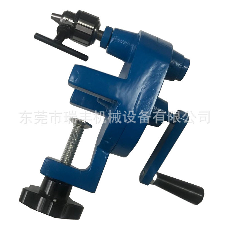 手摇手动通牙机攻丝机适合去毛刺 现货 包邮 厂家直销可夹0.6-6mm