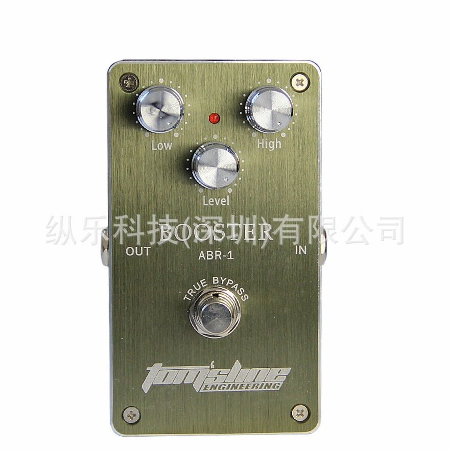 工厂直销AROMA ABR-1音色提升单块 吉他高低音均衡调节激励效果器