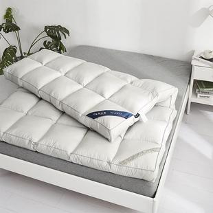 2024新款酒店羽丝绒床垫床褥学生宿舍单人超厚不塌陷180x200