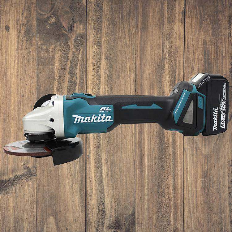 makita牧田DGA504STJ充电角磨机电动磨光机无刷金属打磨切割机