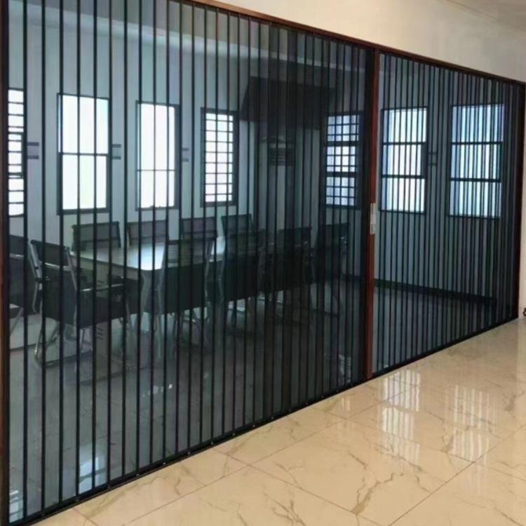 金刚网折叠纱门防盗防老鼠铝合金隔断隐形推拉沙门伸缩防蚊钢沙窗