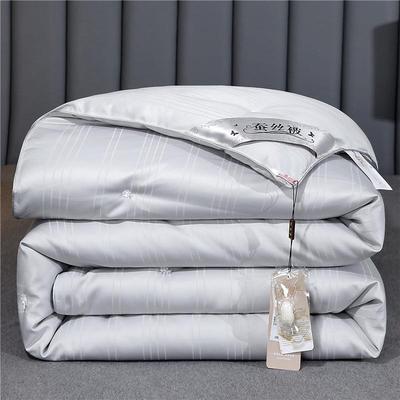 桐乡全棉蚕丝被春秋被加厚冬被芯双人拉链款二合一子母被四季通用