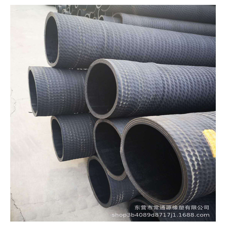 厂家直供钢丝橡胶管大口径胶管疏浚管橡胶夹布胶管龙骨架埋吸管