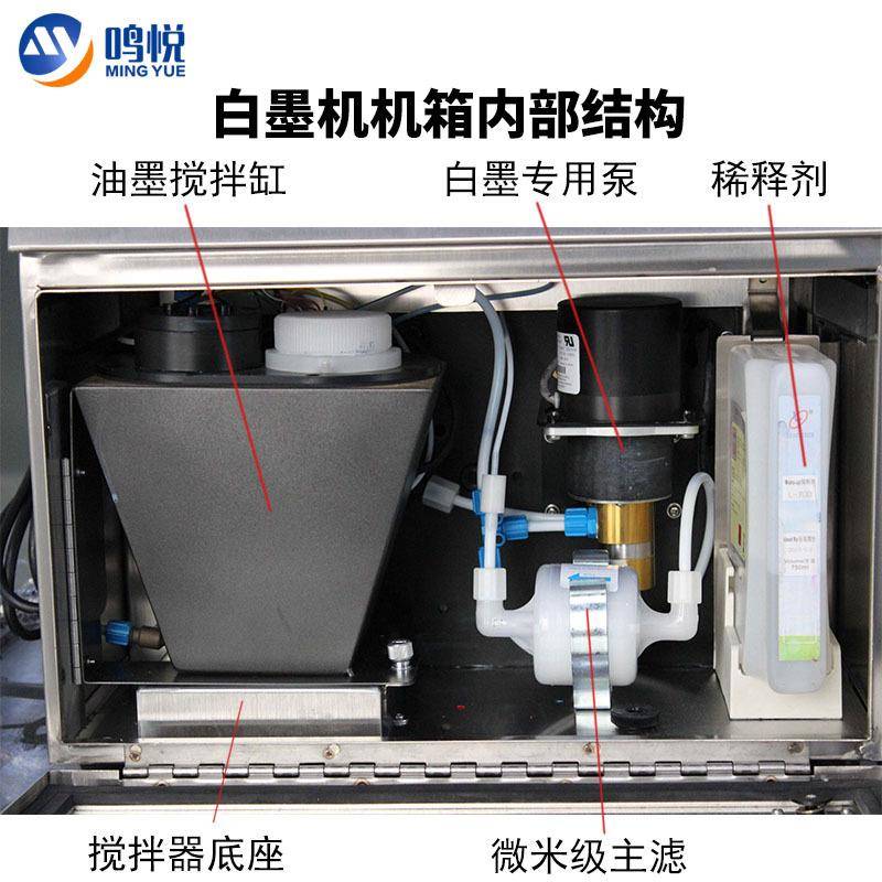 领达全自动小字符白墨喷码机LT1000P线缆管材电子产品白色打码机