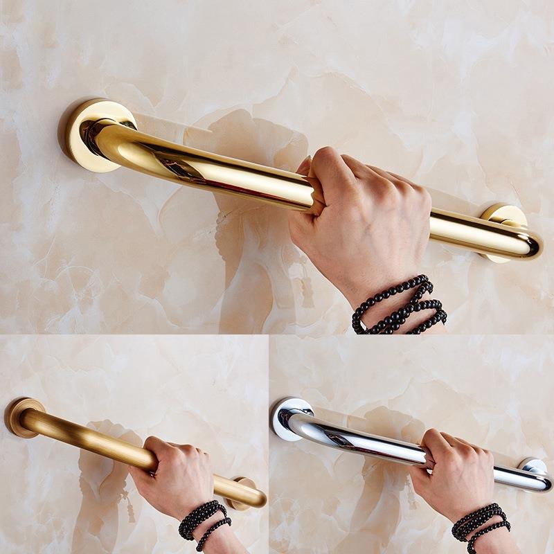 浴室全铜金色浴缸扶手卫生间坐便器淋浴房洗澡老年人防滑把手