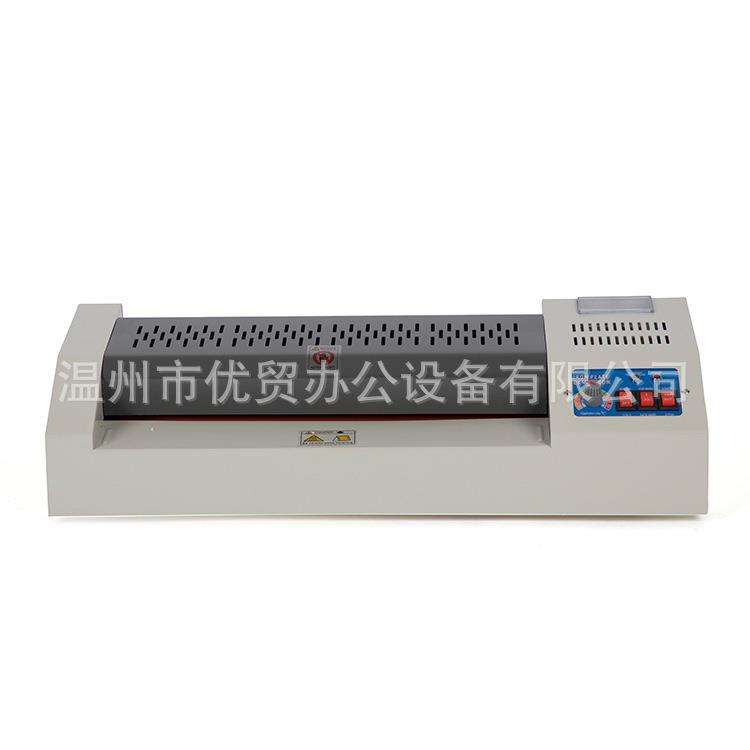 单台塑封机办公家用贴膜机过胶机带温度表无手轮小型封塑机