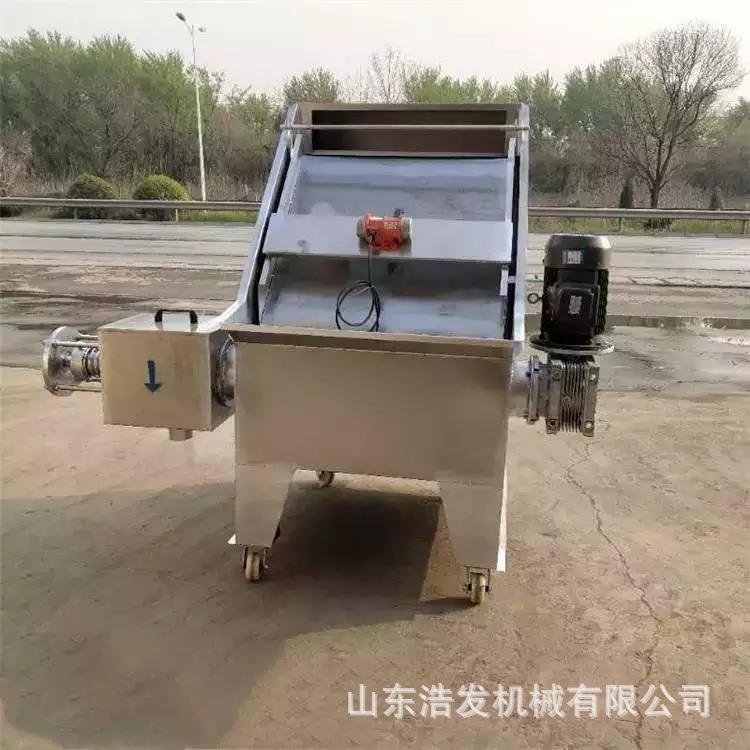 自吸上料水泡粪干湿分离机800型全自动固液脱水机不锈钢式挤粪机