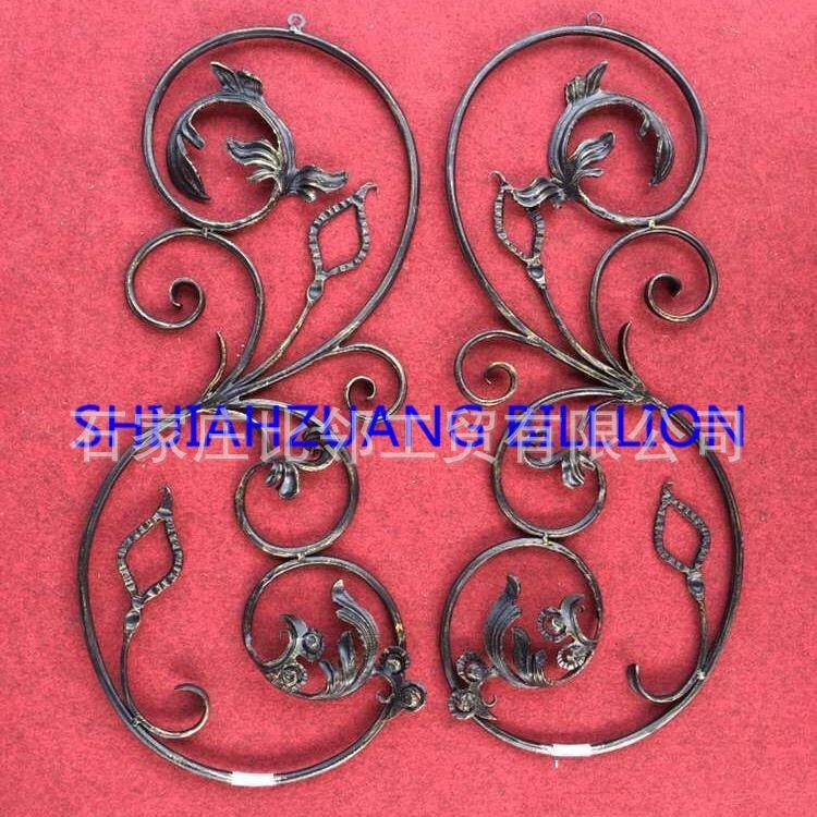 河北石家庄比邻工贸铁艺大门栏杆花盘铁艺花盘铁艺配件