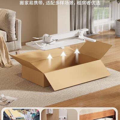 床边桌升降电脑桌家用全折叠书桌子可移动桌子学生写字桌卧室边桌