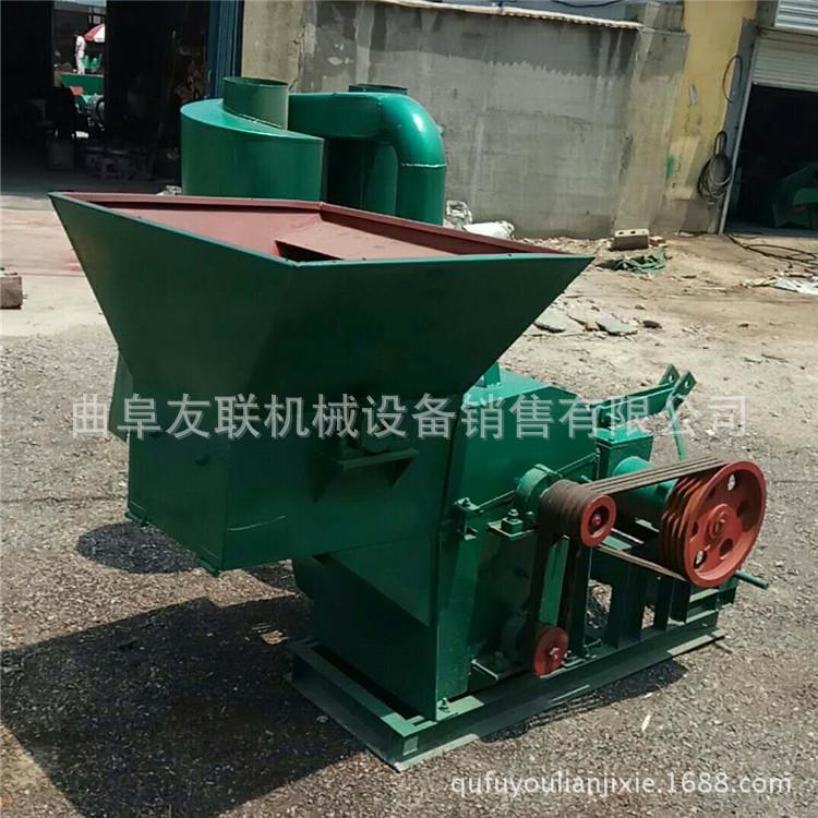 热销大型自动进料粉碎机秸秆豆秧打糠机沙克龙除尘打草机59
