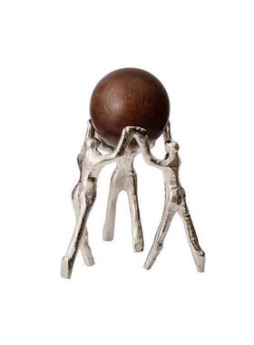 现代简约创意守护地球摆件样板房间装饰品书房布置陈列书柜摆设