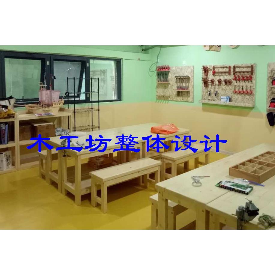 创客木工坊木工桌单人操作台实木长条板凳100*50*65cm进口樟子松