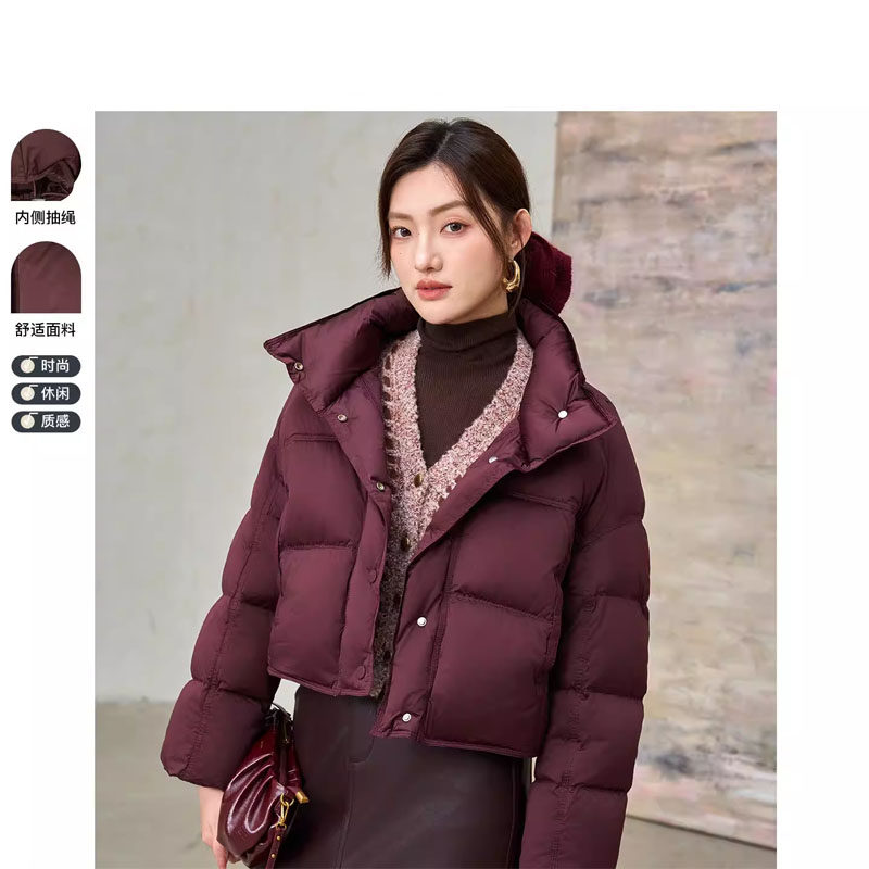 法柚2026春季新款短款保暖韩版显瘦小个子面包服外套