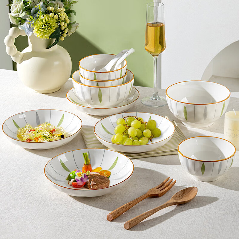 传旗碗具套装24头礼盒装