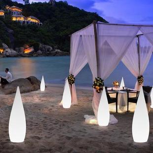 阳能水灯户外22088营地露营灯花园庭院滴落网太红地灯坪灯室外路